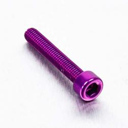 Alu Inbusbout M5 x (0.8mm) x 30mm - Paars