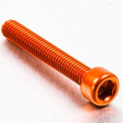 Vis BTR en Alu M6 x (1.00mm) x 40mm - Orange