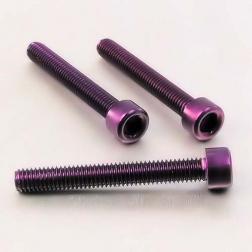 Alu Inbusbout M6 x (1.00mm) x 50mm - Paars