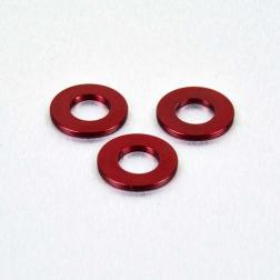 Aluminium Washer M10 - Red