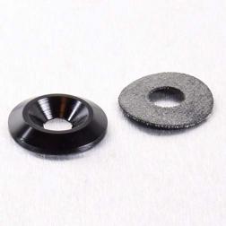 Aluminium Countersunk Washer M5 (19mm o/d) - Black