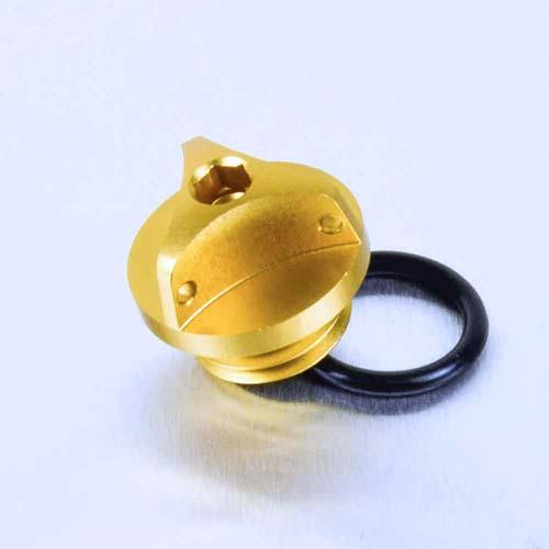 Aluminium Oil Filler Cap M20 x (2.50mm) - Gold