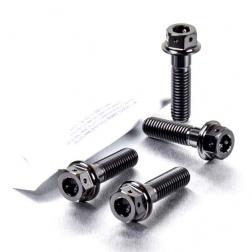 Kit Fixation Bas de Fourche en Titane DualDrive - Noir