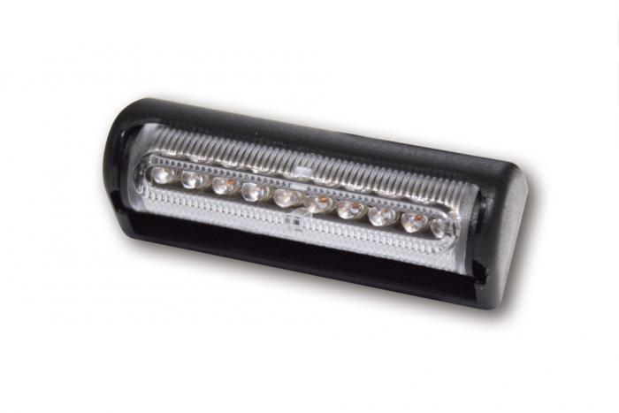 LED-achterlicht MULTIFLEX, zwart, heldere lens, E-gemarkeerd (255-048)