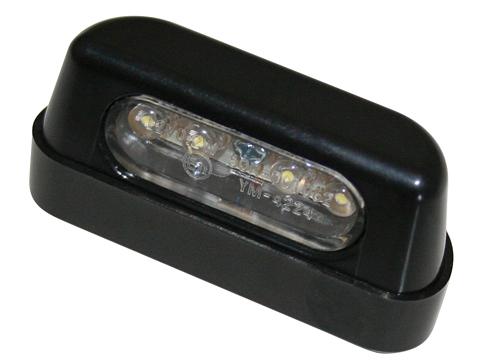 Éclairage à diodes, pour plaque d'immatriculation (256-005)