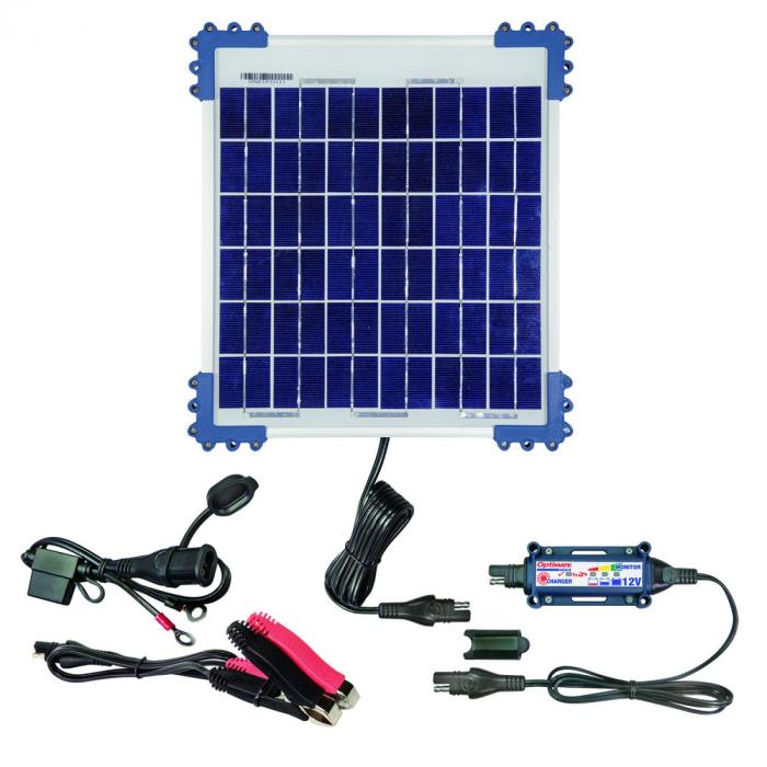 OptiMate Solar - 12V/2,5A Max - With 10W Solar Panel - € 0,05 Rec. included