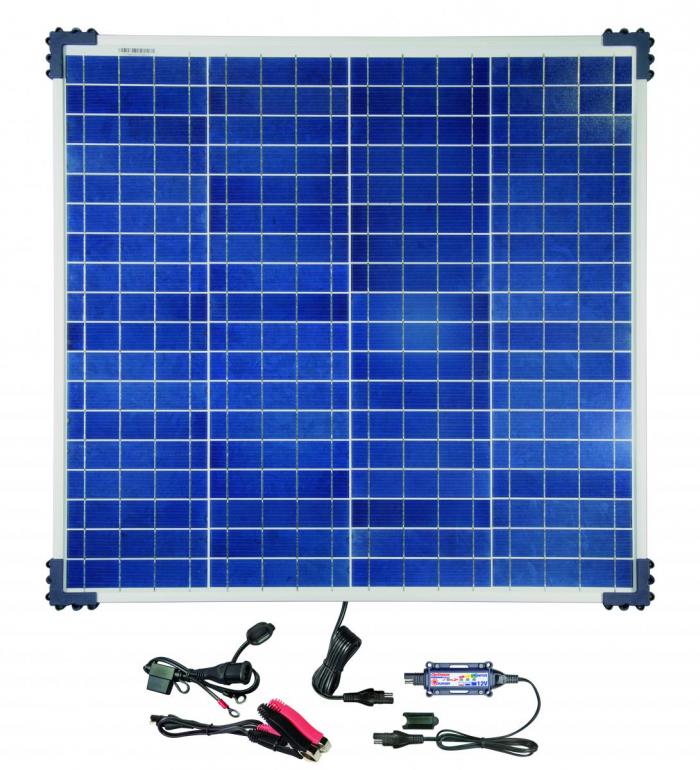 OptiMate Solar - 12V / 7A Max - Panneau Solaire 60W compris - € 0,05 Recupel inclus
