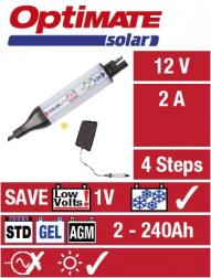OptiMate Solar - 12V / 2A - 6W paneel inbegrepen - € 0,05 Recupel inbegrepen
