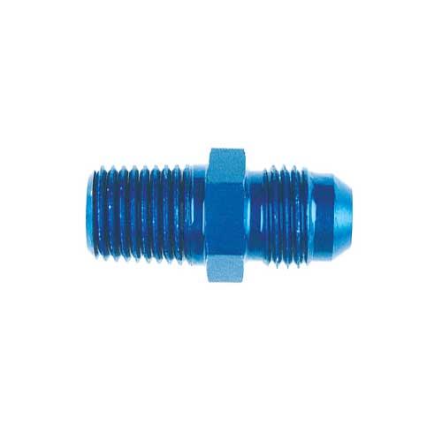 Adaptor - 3 JIC 3/8-24 to 1/8 Pipe - dural blauw