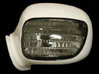 CTS-0039-S - Clignoteurs transparent avant - lentille/ampoules - fumé (2 pcs)