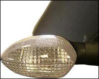 CTS- 0017 - Clignoteurs transparent avant - lentille/ampoules (2 pcs)