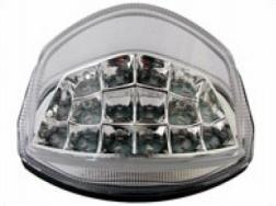 Transparant LED achterlicht + knipperlichten met leds