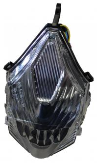 Transparant achterlicht + knipperlichten met leds