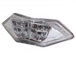 Transparant achterlicht + knipperlichten met leds