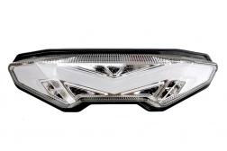 Transparent LED taillight + indicators with leds