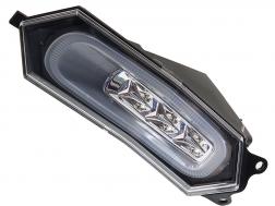 Transparant LED achterlicht + knipperlichten met leds