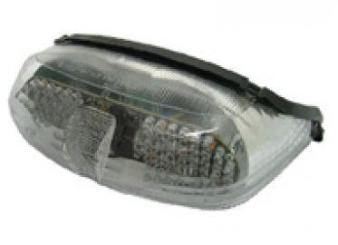 Transparent LED taillight + indicators with leds
