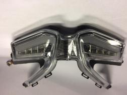 Transparant LED achterlicht + knipperlichten met leds