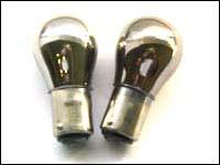 Ampoule chromes-ambre - 12V/21W S25 offset - par pièce