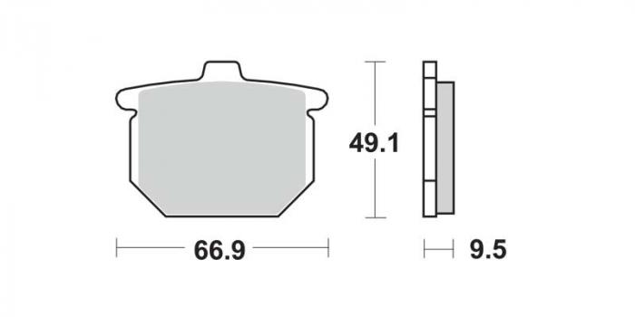 Brake pads - Standard (dbg004-st / dbg004st)
