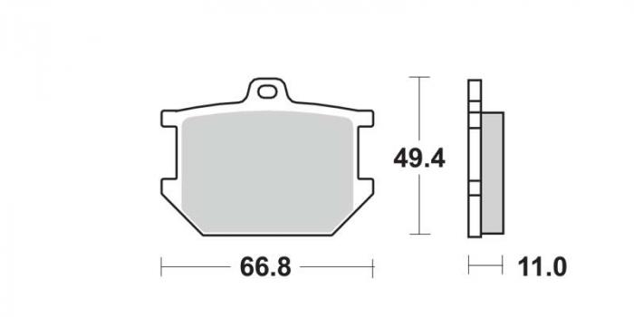 Brake pads - Standard (dbg005-st / dbg005st)