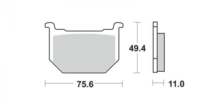 Plaquettes de frein - Standard (dbg010-st / dbg010st)