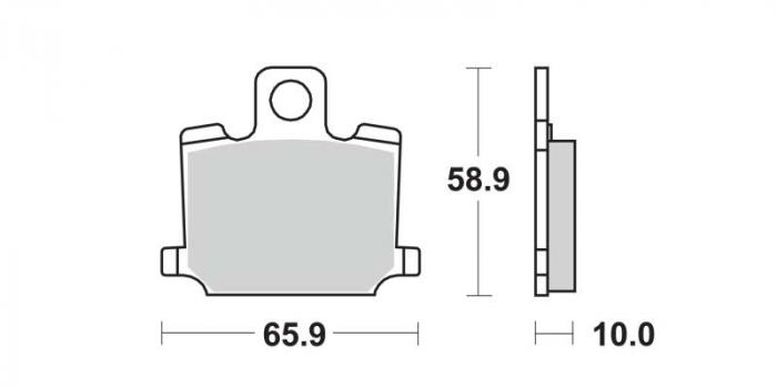 Plaquettes de frein - Standard (dbg020-st / dbg020st)