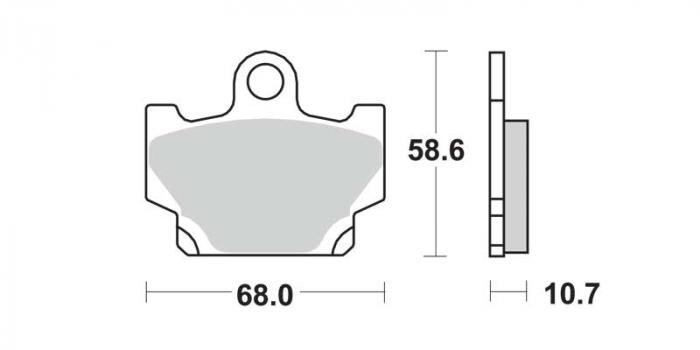 Plaquettes de frein - Standard (dbg021-st / dbg021st)