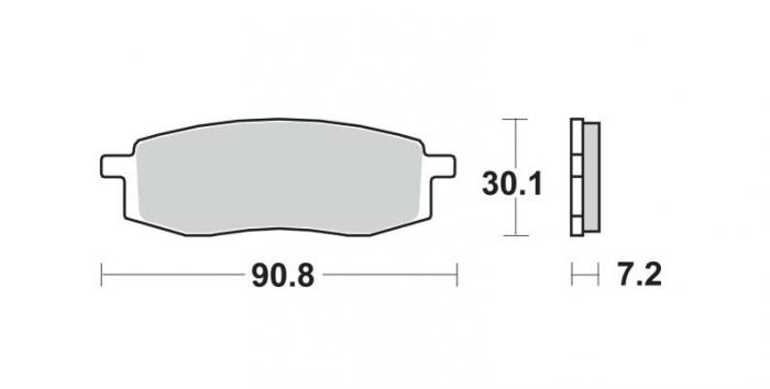 Plaquettes de frein - Offroad (dbg034-t / dbg034t)