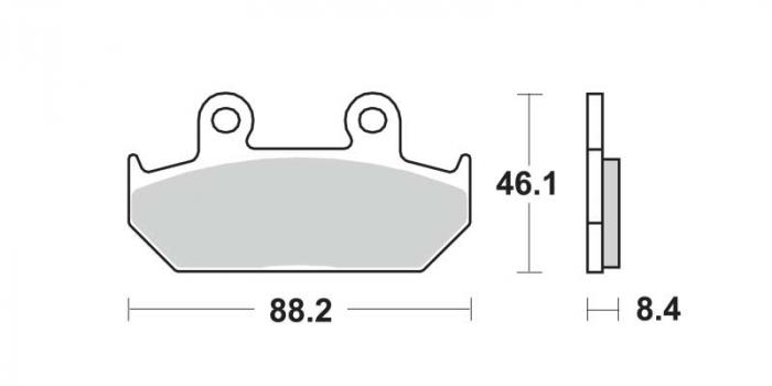 Brake pads - Standard (dbg040-st / dbg040st)