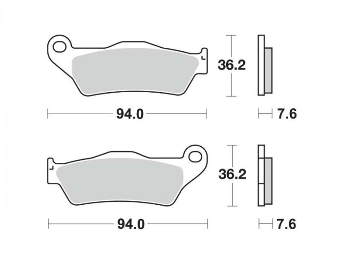 Brake pads - Scooter (dbg114-sc / dbg114sc)