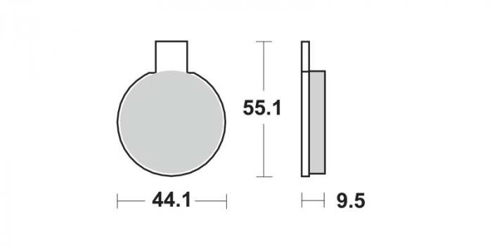 Plaquettes de frein - Standard (dbg144-st / dbg144st)