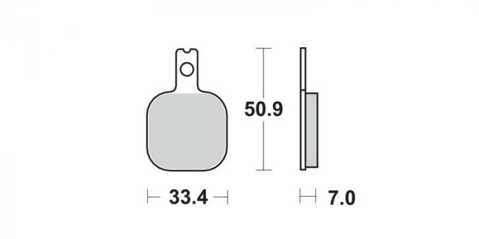 Plaquettes de frein - Standard (dbg151-st / dbg151st)