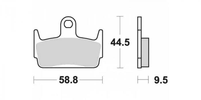 Brake pads - Scooter (dbg210-sc / dbg210sc)
