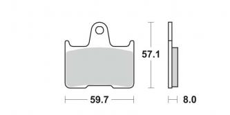 Remblokken - Standaard (dbg231-st / dbg231st)