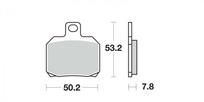 Brake pads - Scooter (dbg253-sc / dbg253sc)