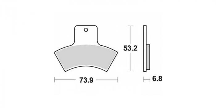 Remblokken - Offroad (dbg257-cm / dbg257cm)