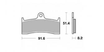 Remblokken - Standaard (dbg288-st / dbg288st)