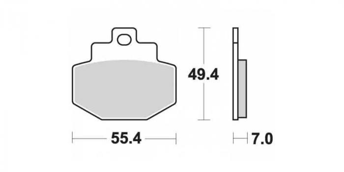 Plaquettes de frein - Scooter (dbg290-sc / dbg290sc)