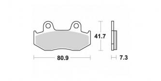 Remblokken - Standaard (dbg296-st / dbg296st)