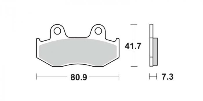 Plaquettes de frein - Métal fritté (dbgh-029 / dbgh029)