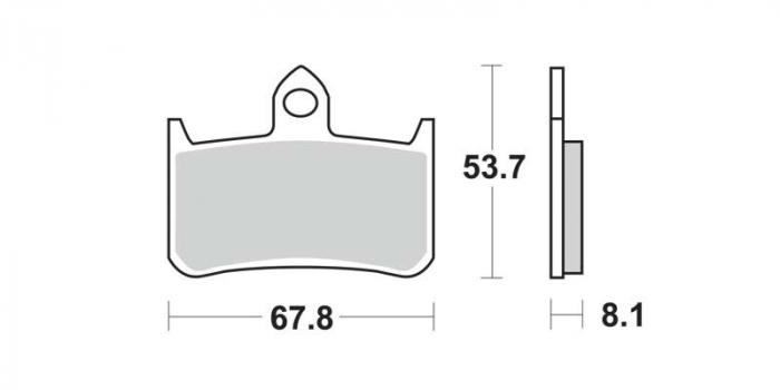 Plaquettes de frein - Métal fritté (dbgh-062 / dbgh062)