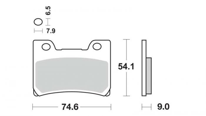 Plaquettes de frein - Métal fritté (dbgh-116 / dbgh116)