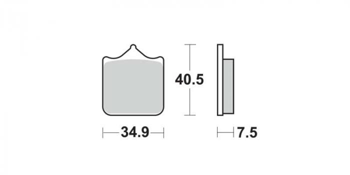 Plaquettes de frein - Métal fritté (dbgh-294 / dbgh294)