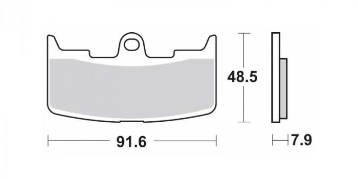 Plaquettes de frein - Métal fritté (dbgh-305 / dbgh305)
