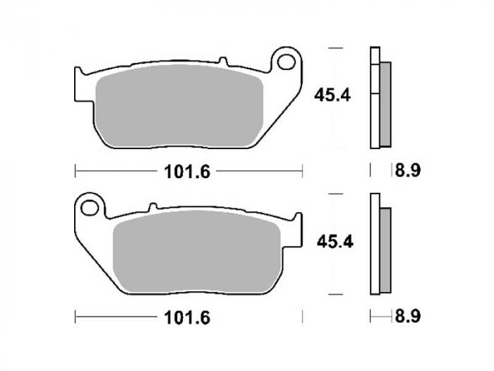 Plaquettes de frein - Métal fritté (dbgh-336 / dbgh336)