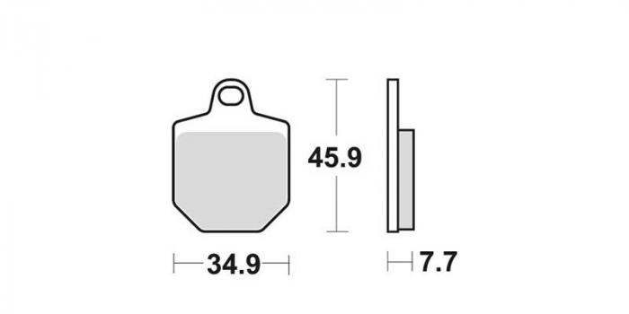 Plaquettes de frein - Métal fritté (dbgh-378 / dbgh378)