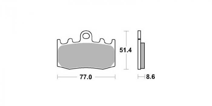 Brake pads - Sintered (dbgh-383 / dbgh383)