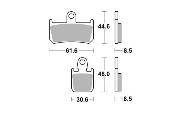 Brake pads - Sintered (dbgh-384 / dbgh384)