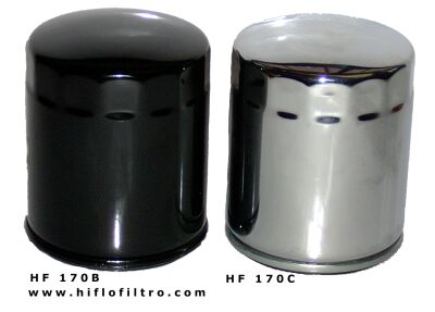 HiFlo Oil Filter HF170B Black for Harley Davidson